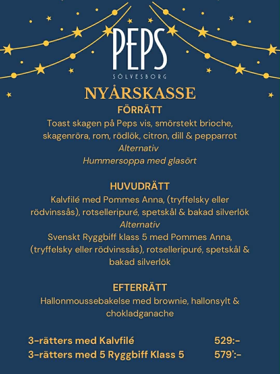 nyår på Peps