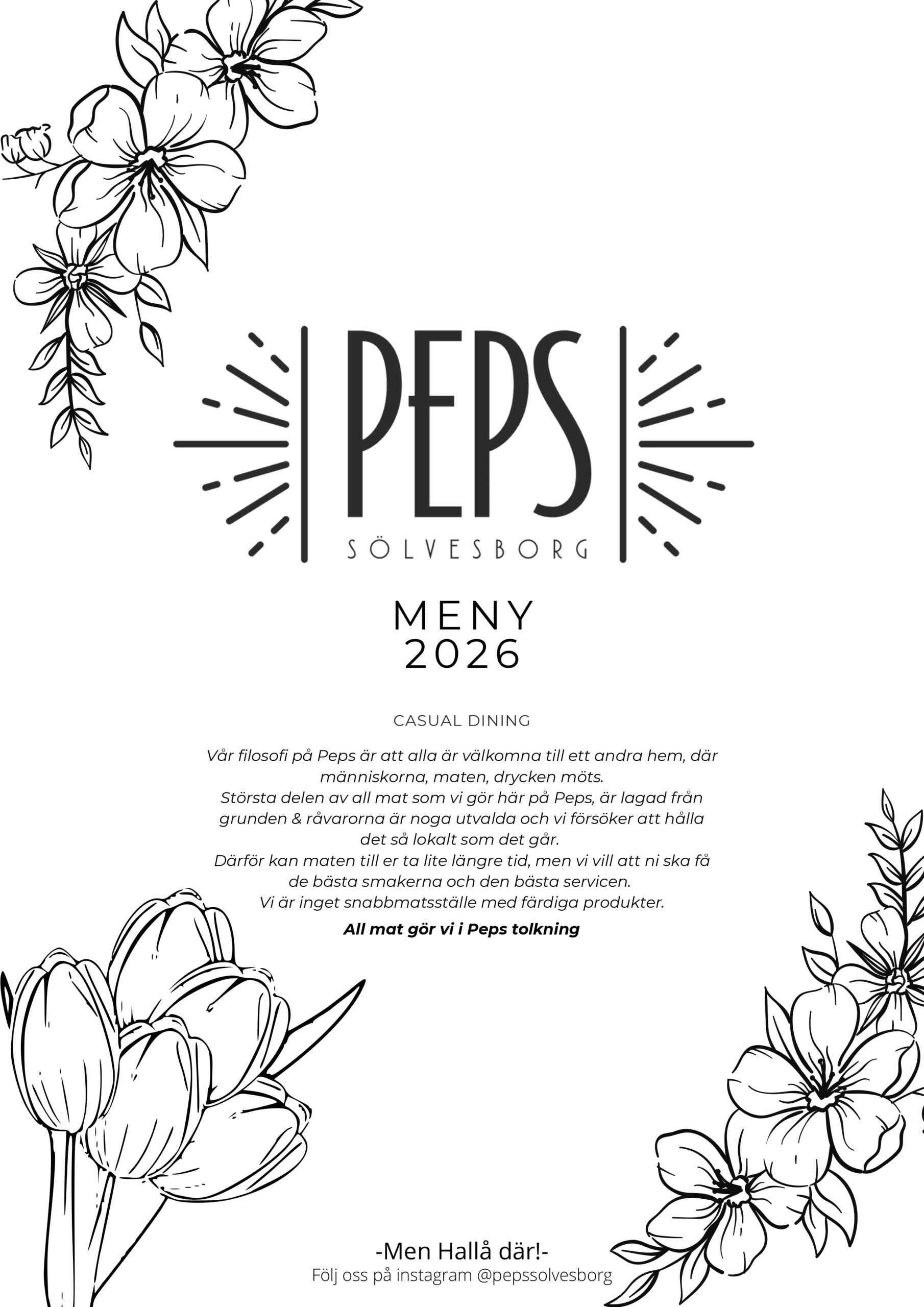 PEPS meny 2025